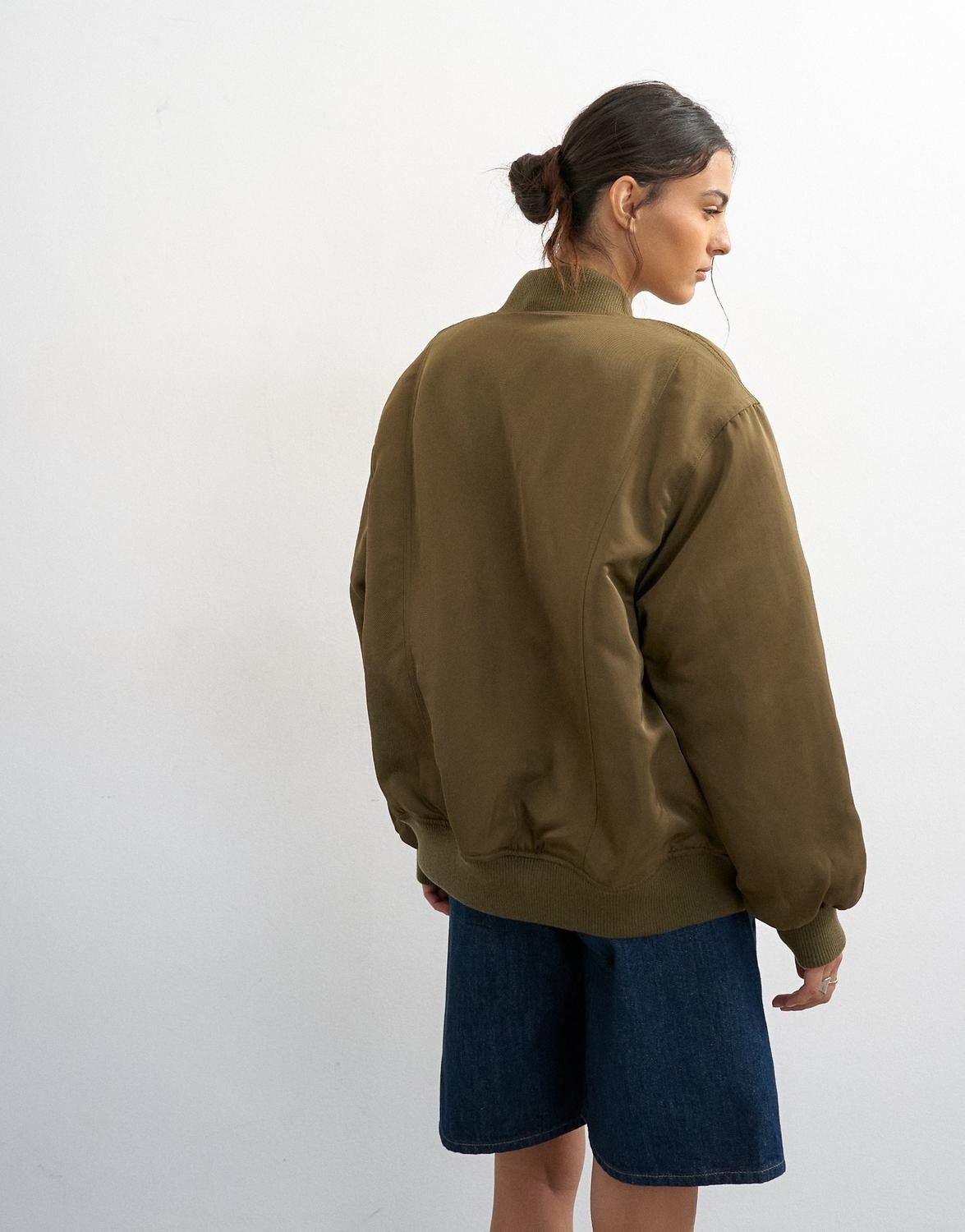 Tskatha Nylon Bomber Jacket Otw