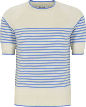 SRMarla SS O-neck Stripe Knit