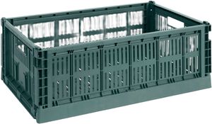HAY Colour Crate-Large-Dark green