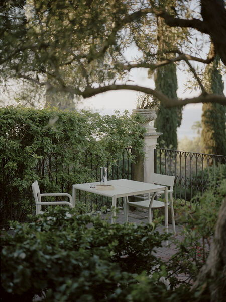 May Armchair, Outdoor, Steel, Light Grey