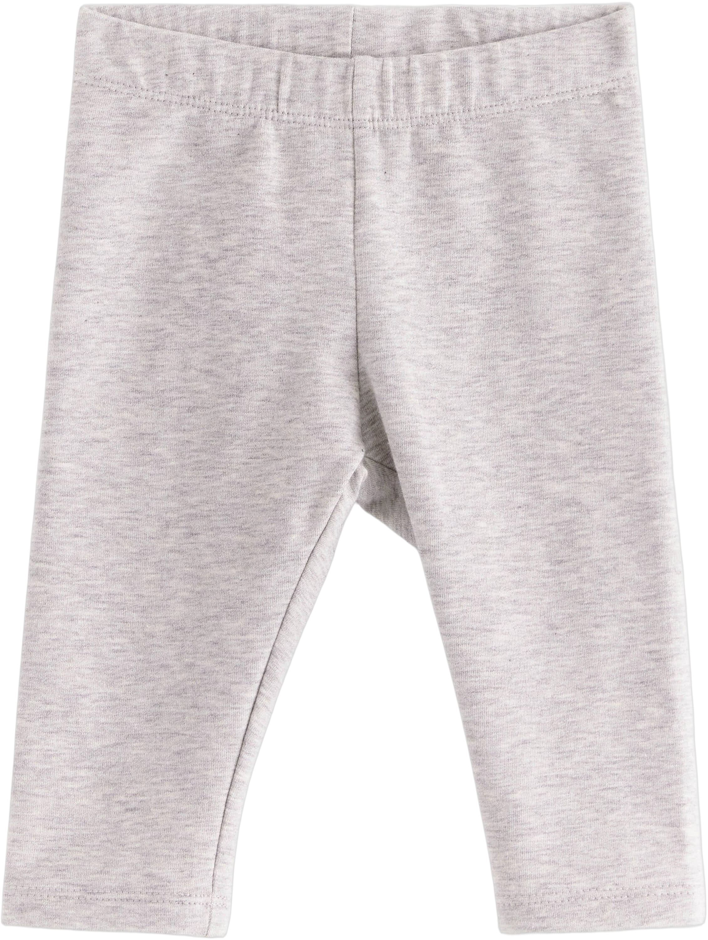 Mjuka leggings i trik&aring; med res&aring;r