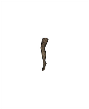 PCROW FISHNET BOW TIGHTS