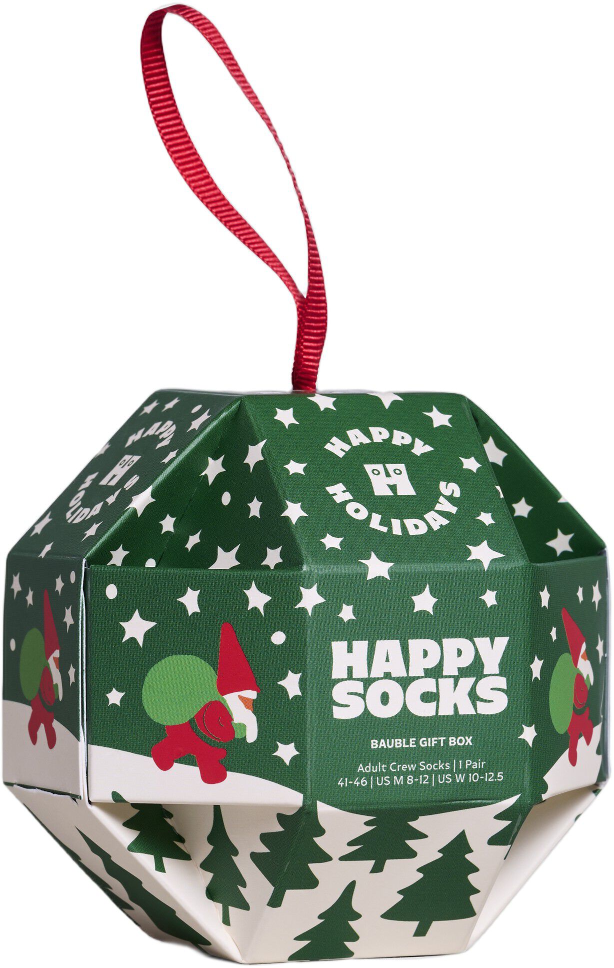 1-Pack Snow Globe Sock Gift Set