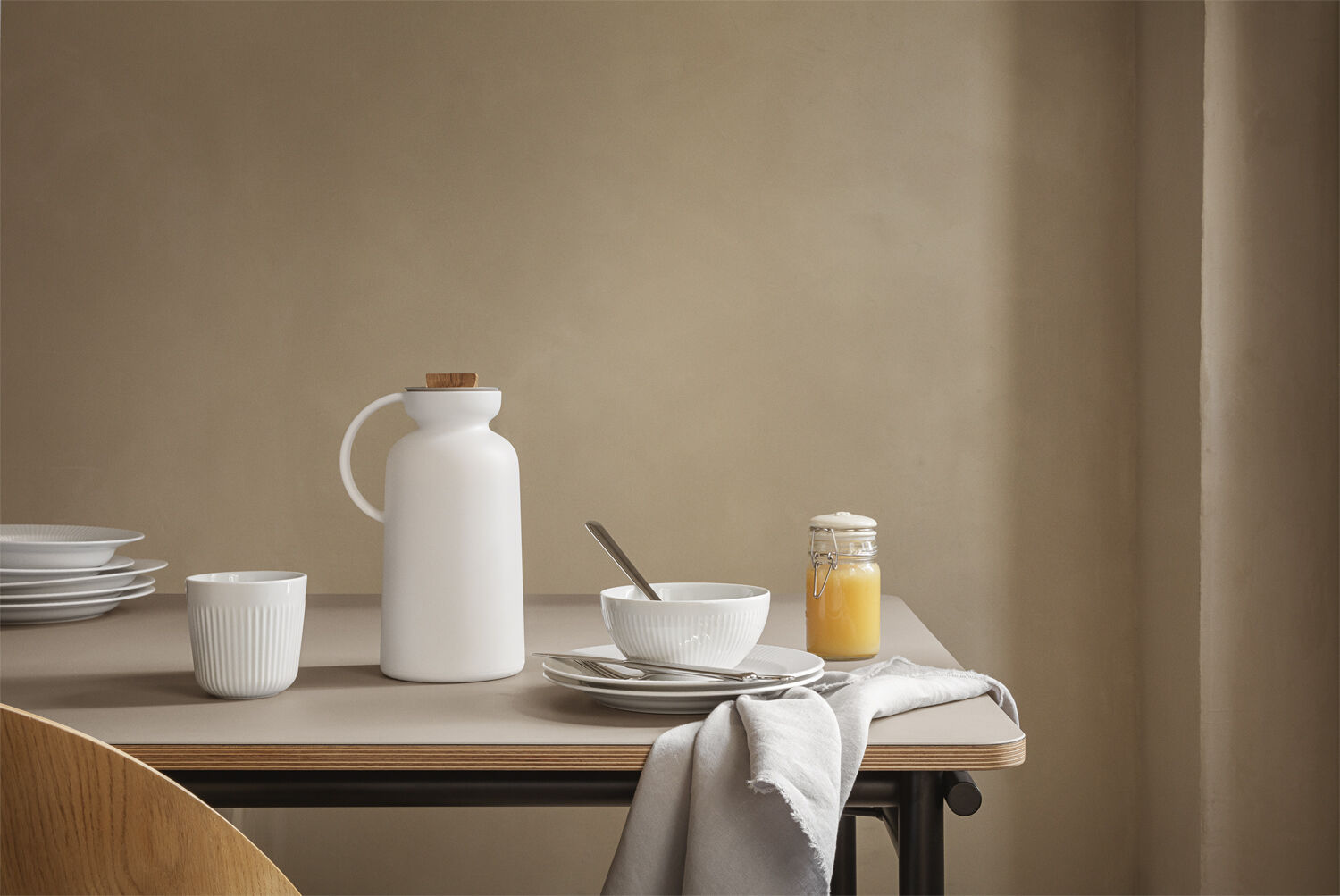 Silhouette termokande 1l white