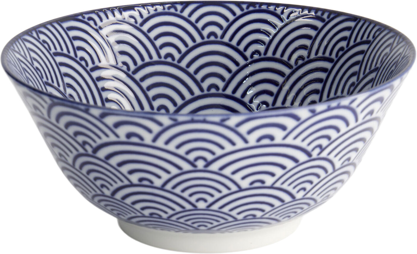 Nippon Blue Tayo Bowl 15.2x6. 7cm Wave