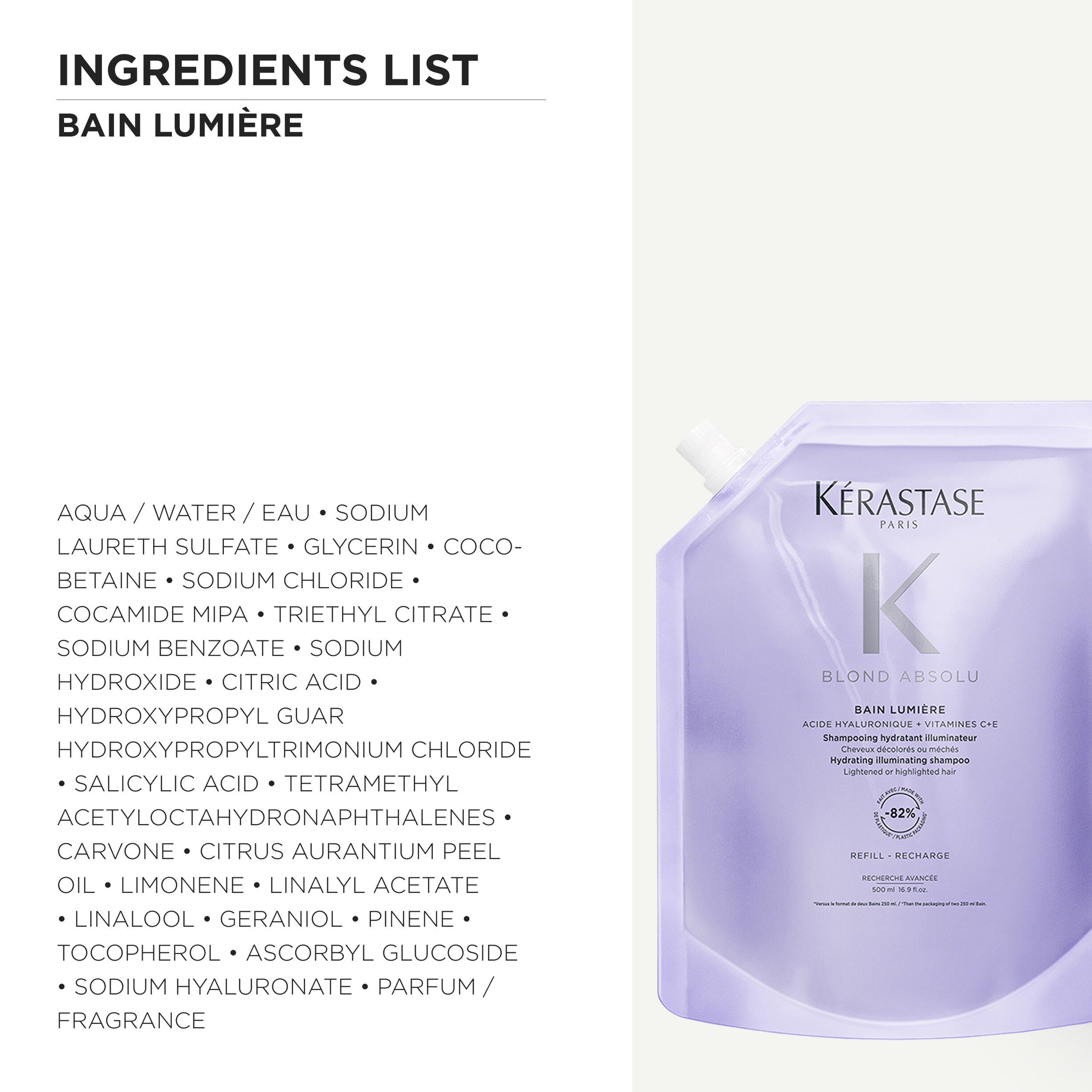 Blond Absolu Bain Lumi&egrave;re Shampoo Refill