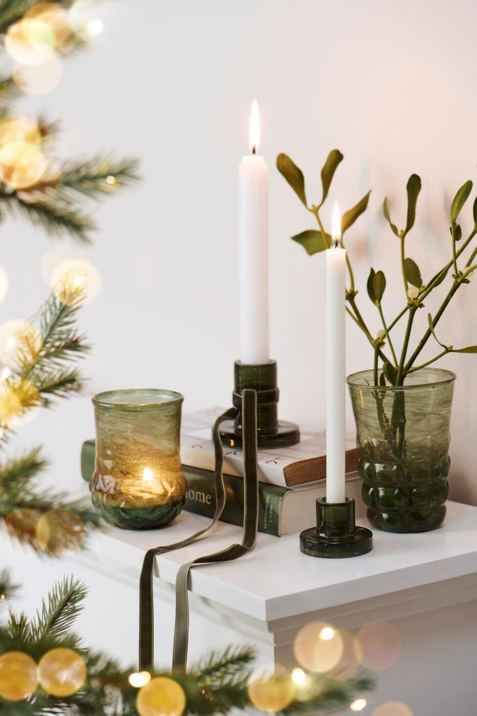 Stage glas t/2,2 cm lys gr&oslash;n