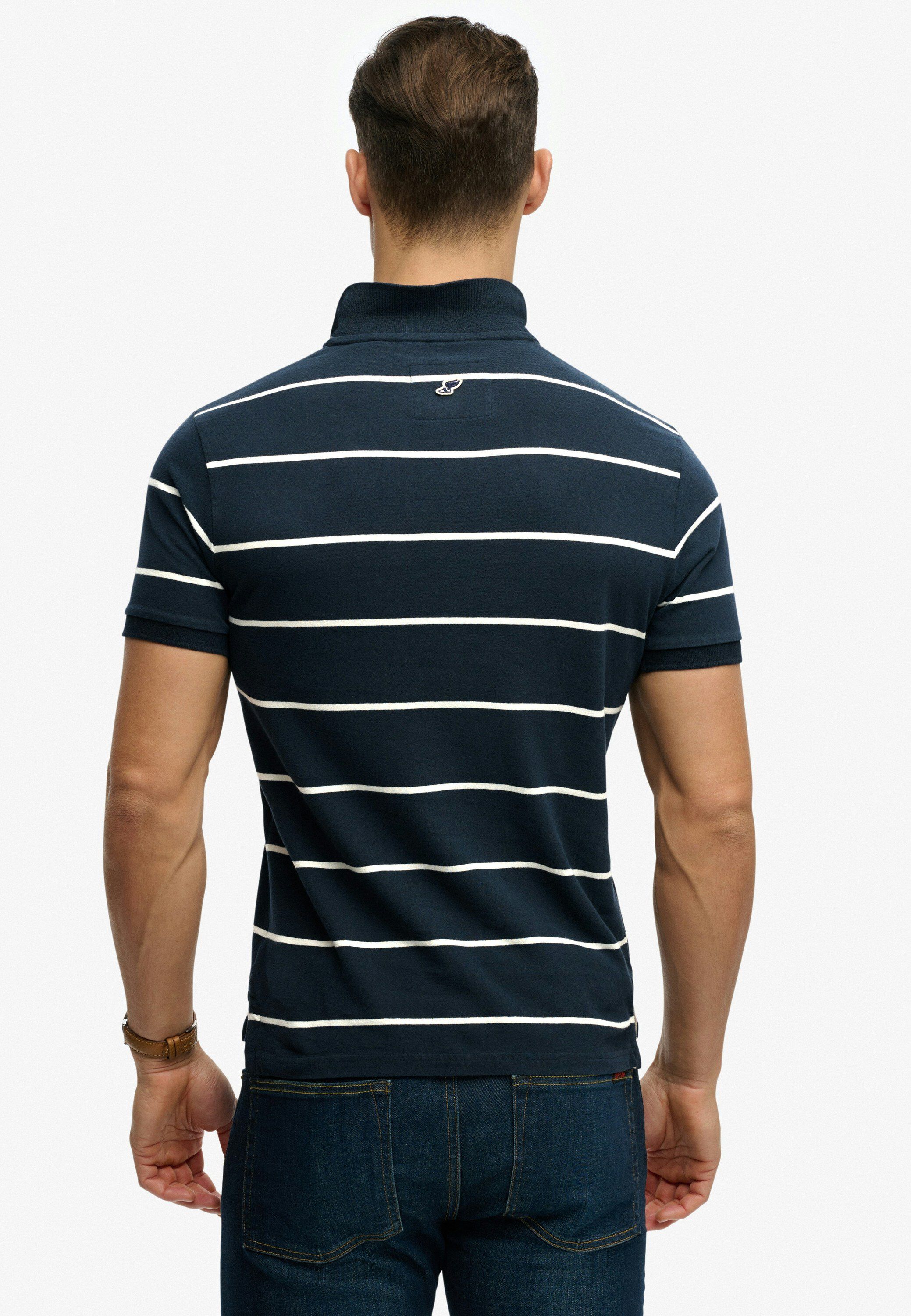 VINTAGE STRIPE JERSEY POLO