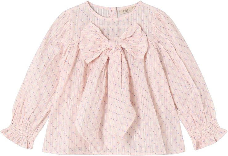 ZORRO LS BOW BLOUSE