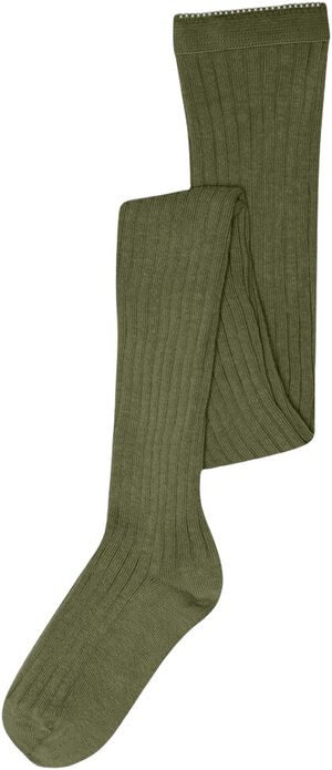 Cotton rib tights