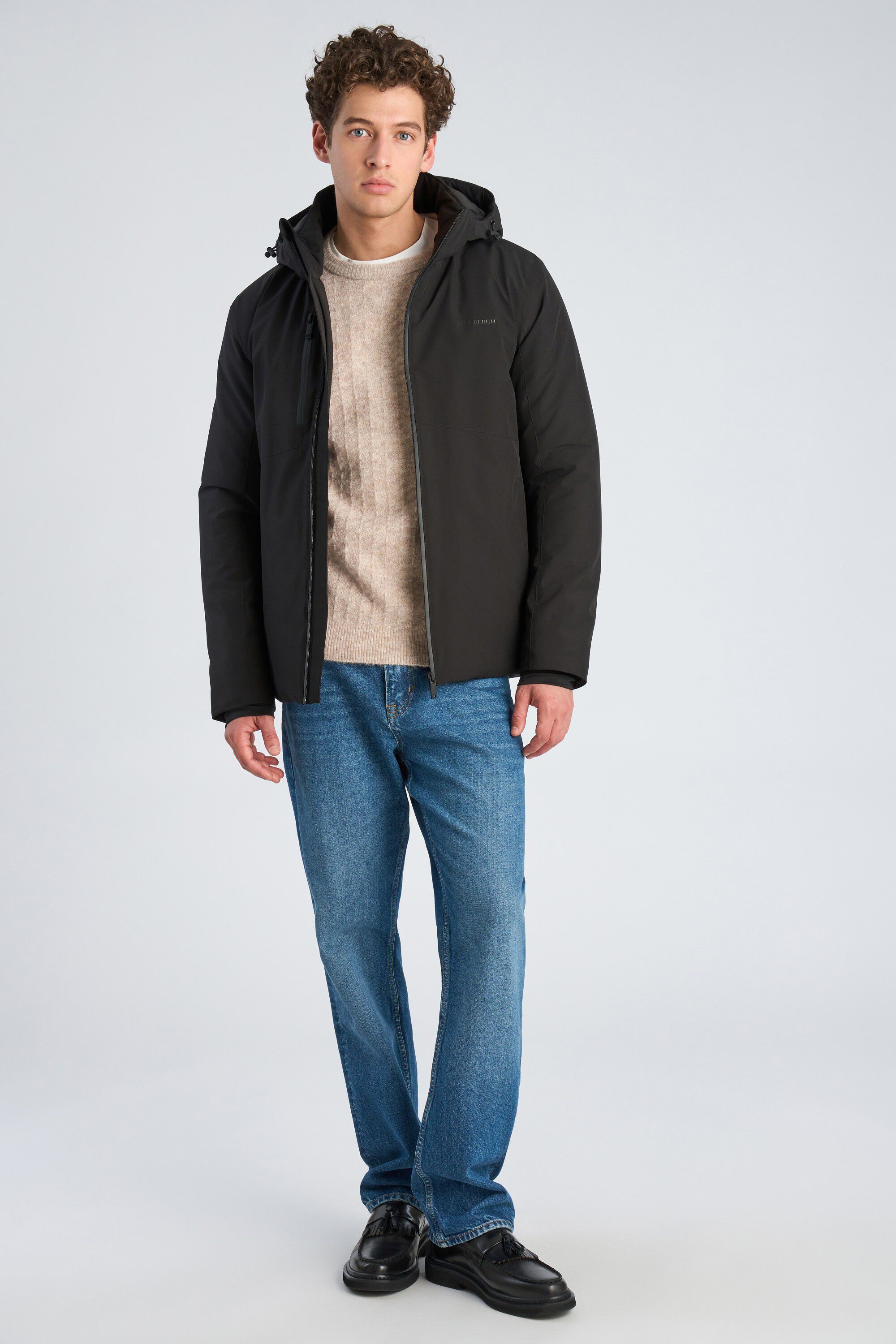 Short parka jacket