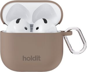 Silicone Case Solid AirPods 4 Mocha Brown