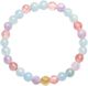 Women's Wristband with Cherry Quartz, Amethyst Lavender and
