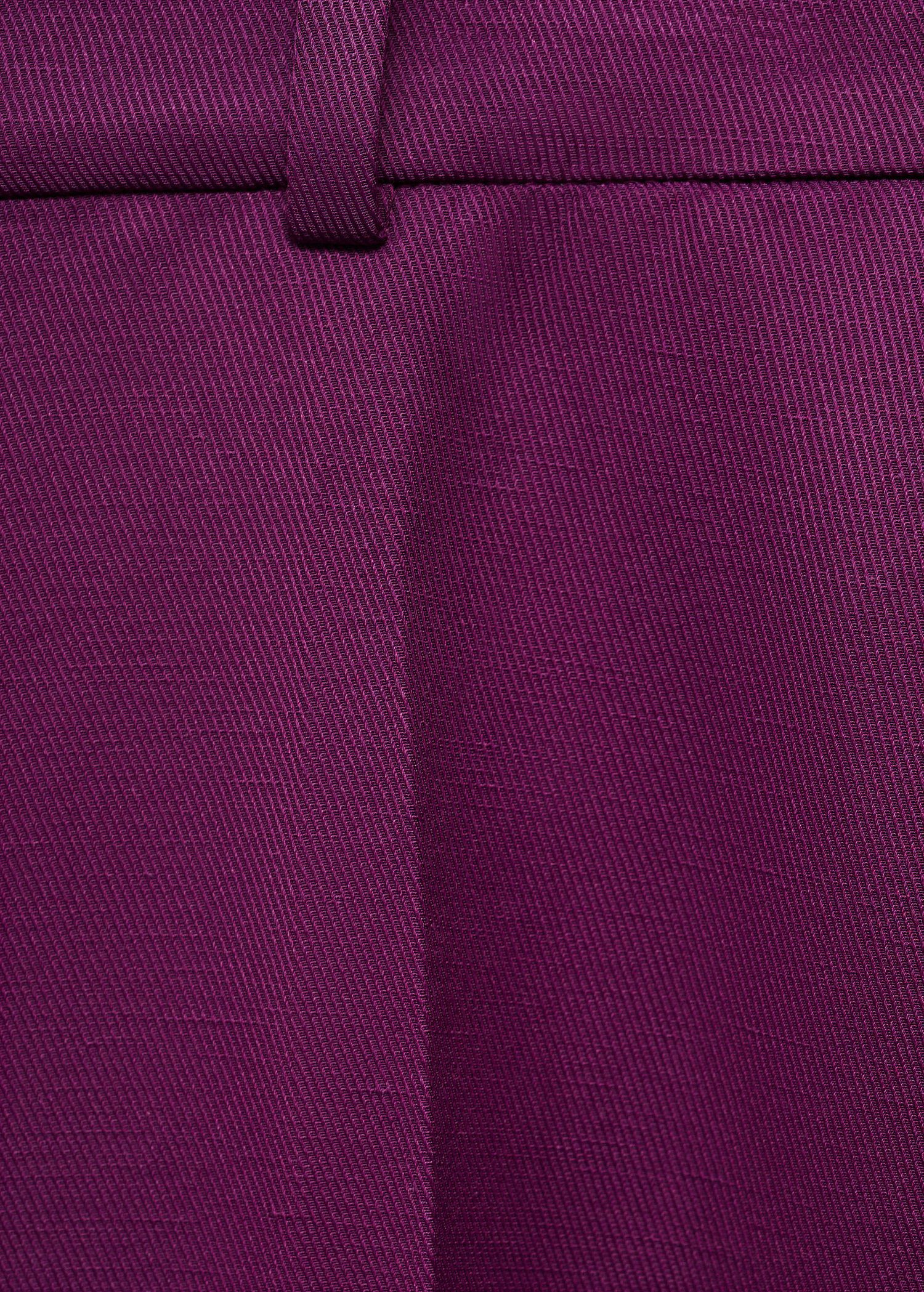 Straight-fit suit trousers