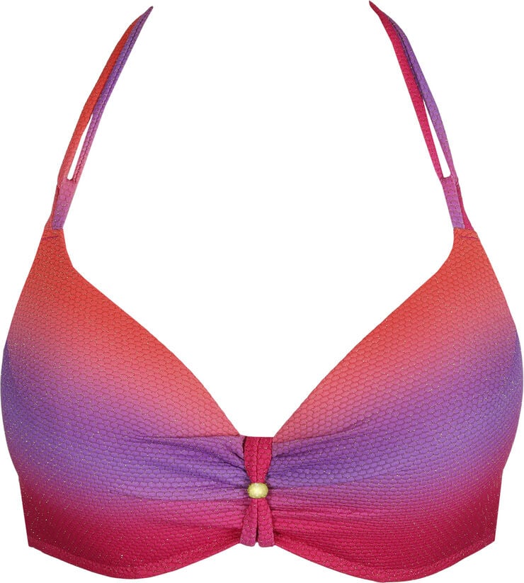 Nusa Dua bikinitop med dyb udskæring og vattering