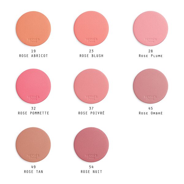 Rose Hermès, silky blush powder, Rose Abricot