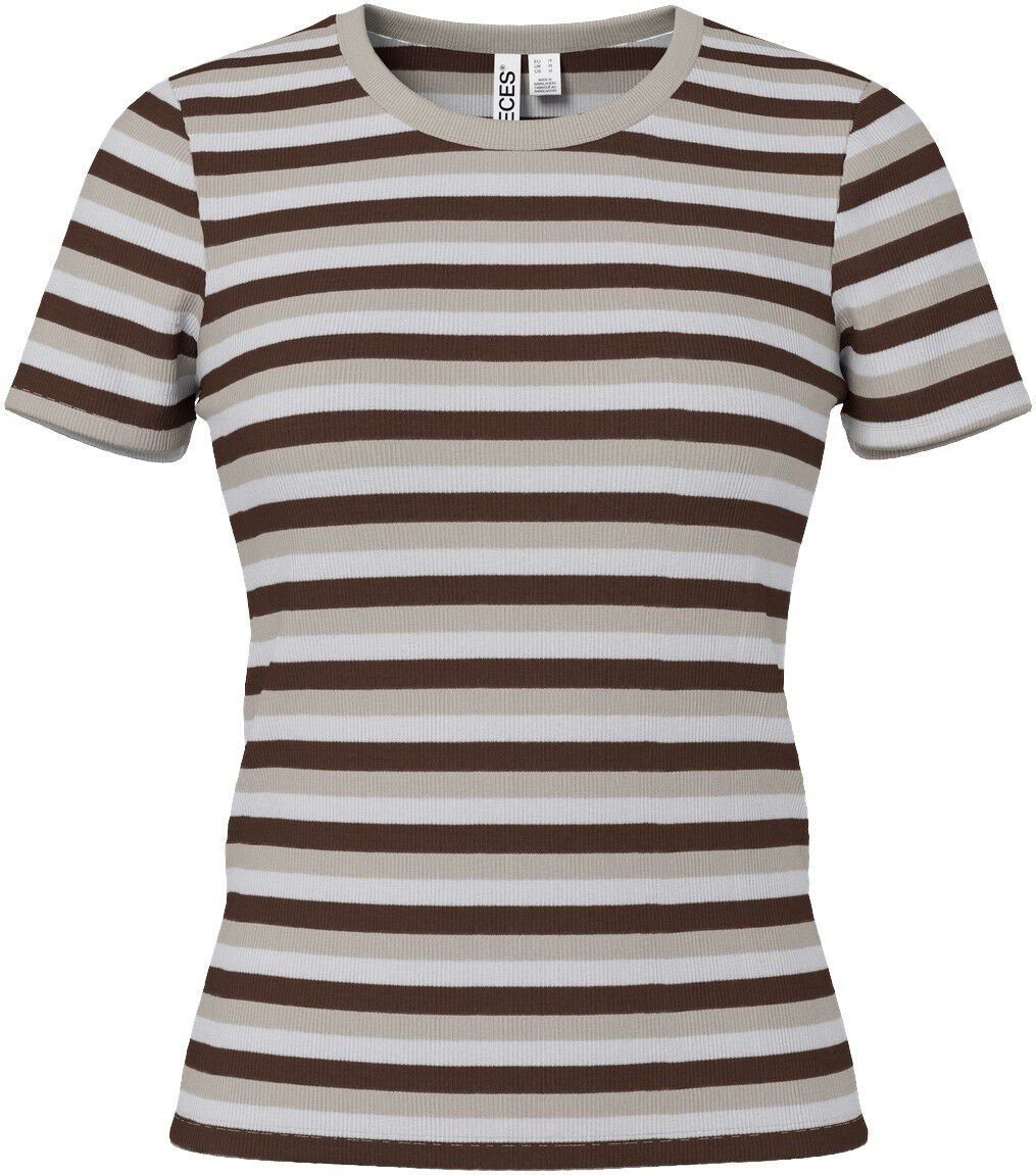 Pcmay Ss Striped Tee Jrs Bc