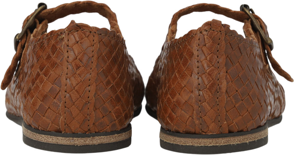 H&aring;ndflettet Mary Jane ballerina