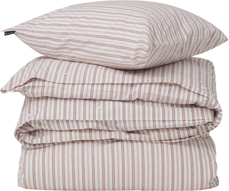 Dobby Striped Cotton Poplin Bed Set