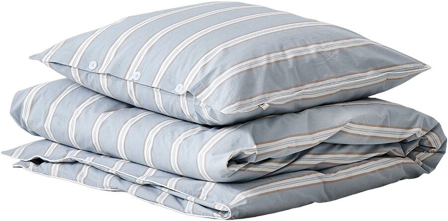&Oslash;kologisk senges&aelig;t Cocoon stripe - GOTS