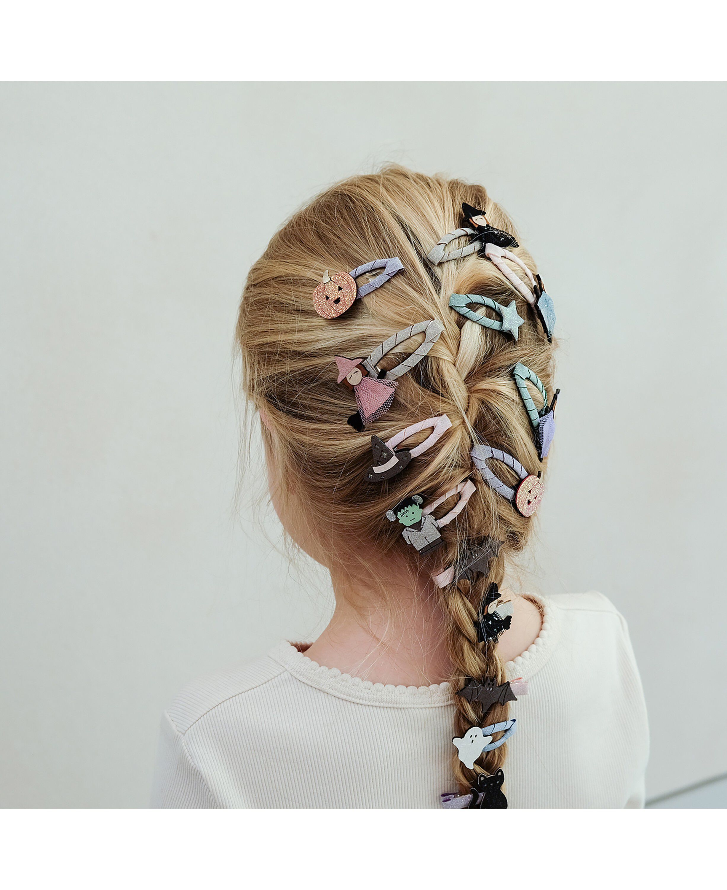 Mimi & Lula - 8 h&aring;rclips - Mini Halloween