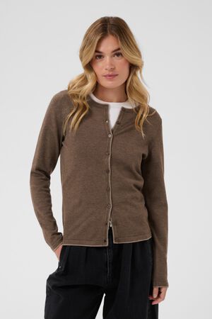 MilaSZ Contrast Stripe Cardigan