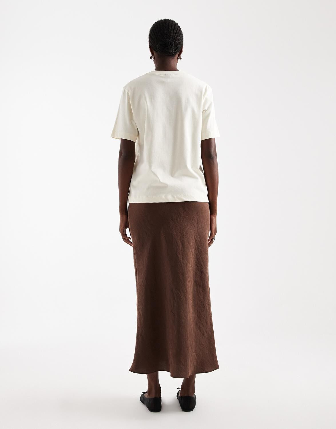 TSISA BIAS MIDI SKIRT WVN