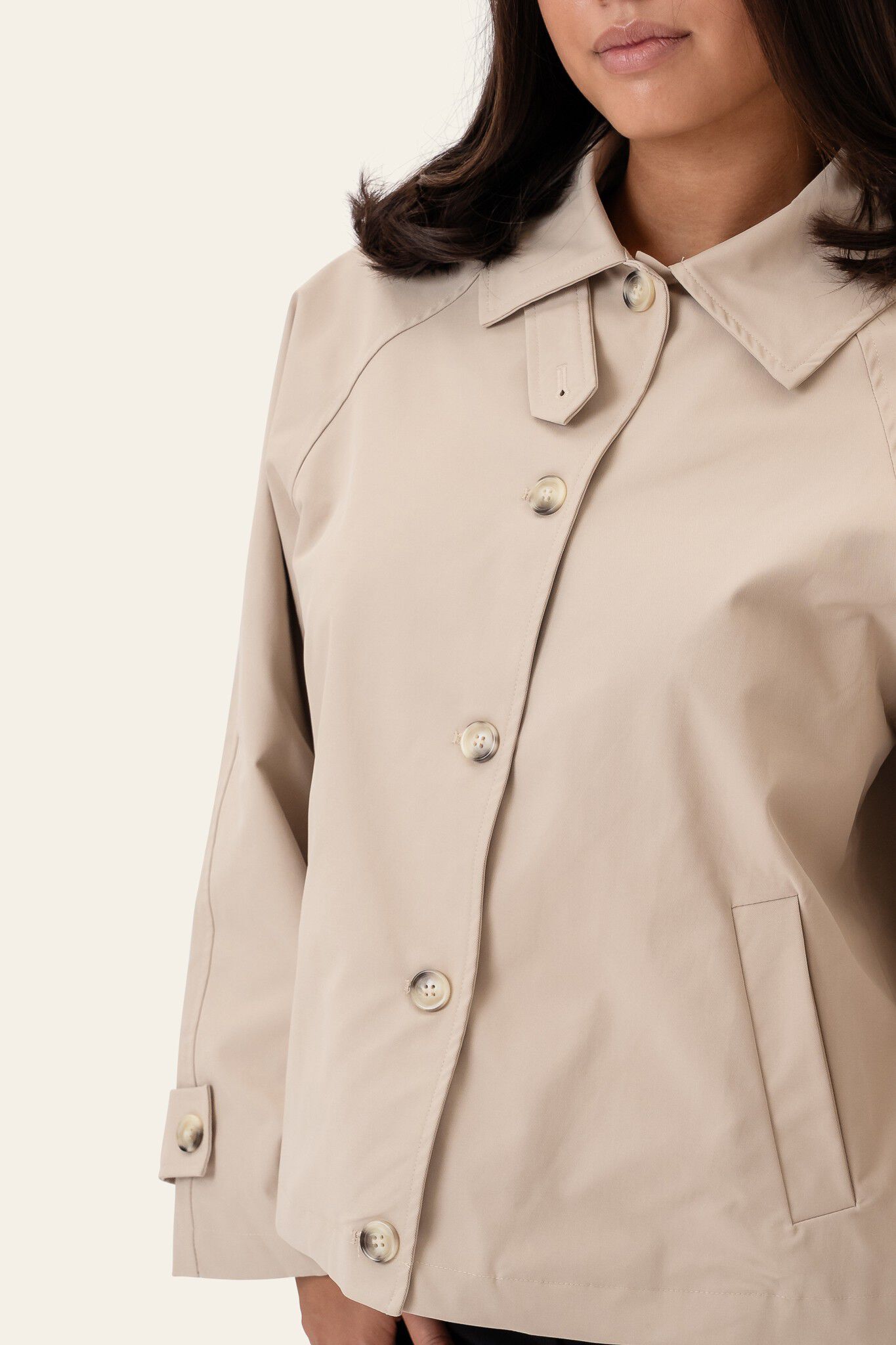 AvaIC Short Trenchcoat - Beige