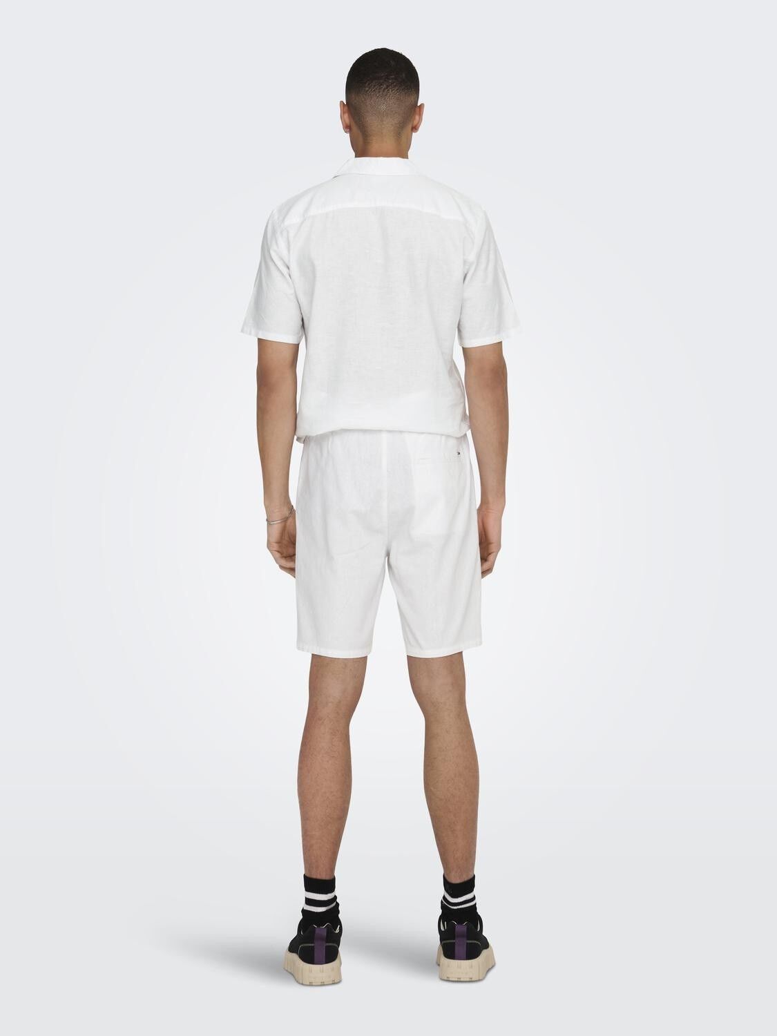 ONSLINUS 0007 COT LIN SHORTS NOOS