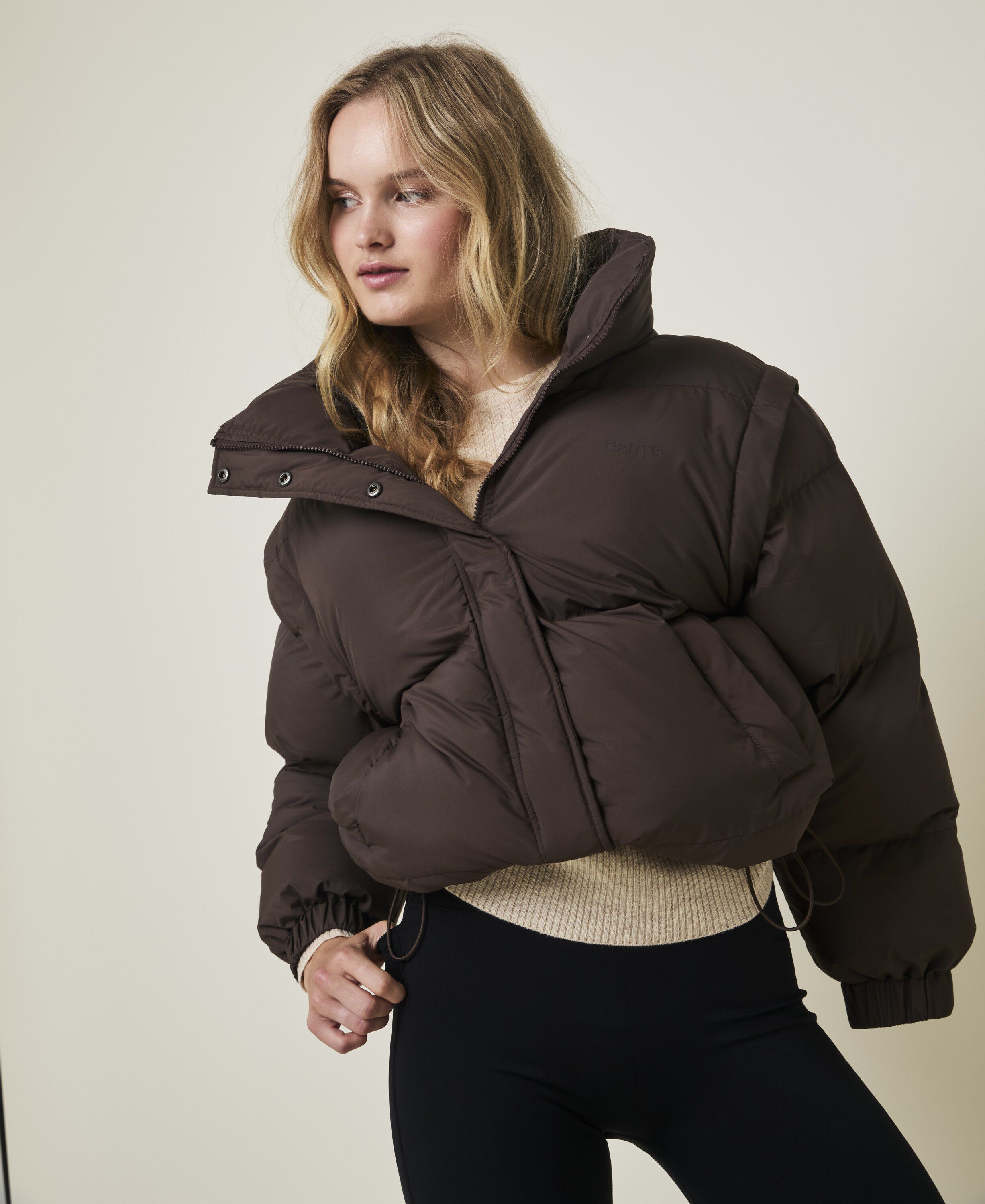 Alpine 2-i-1 Pufferjakke og Vest - Arabica