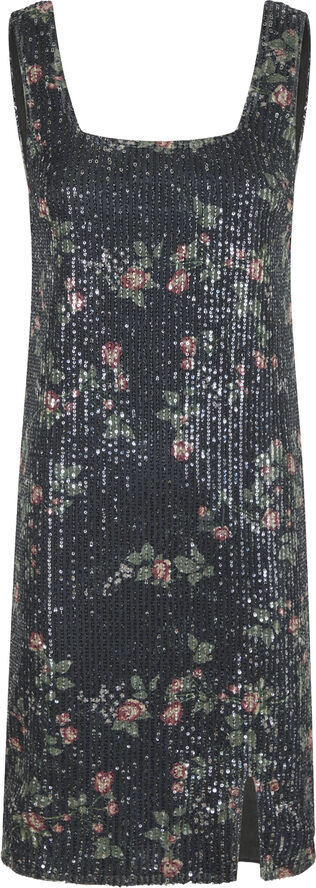 Ririn Flower Sequins Dress