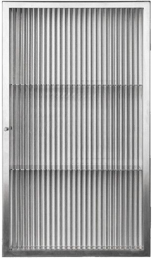 Haze Wall Cabinet - Reeded Glass -