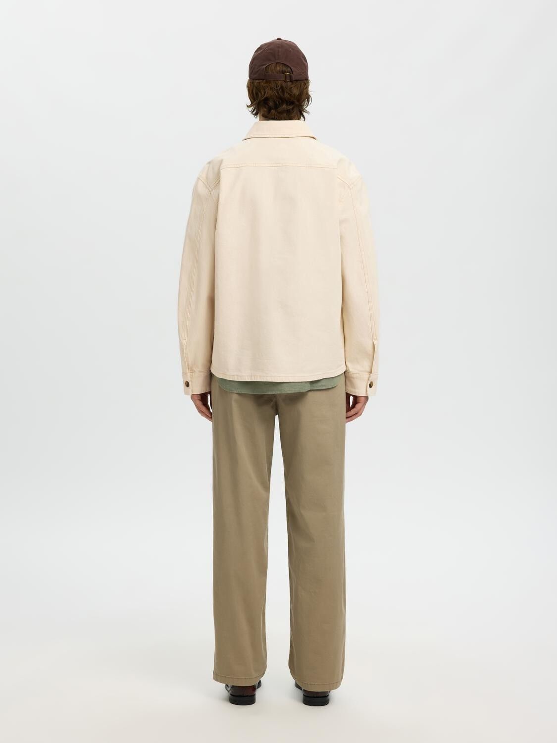 Slhregular-Jake Sum Ecru 611 Dnm Ovs