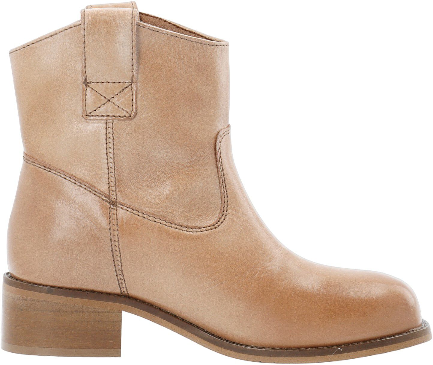CASVILMA Pull On Low Cut Boot Waxy Leather