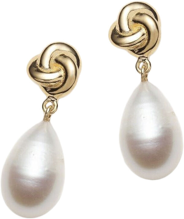 Knot Pearl Earring