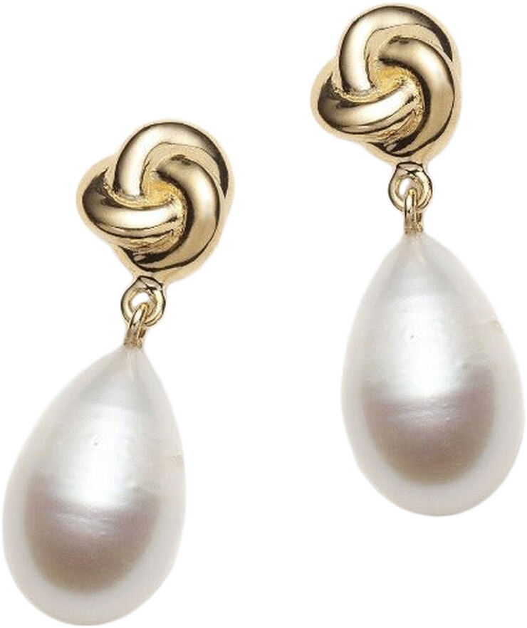 Knot Pearl Earring
