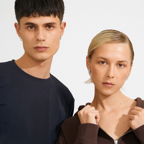 SOUL øreringe sølvbelagt