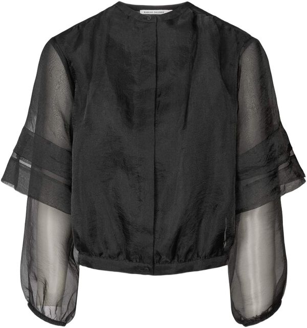 Organza layer shirt jacket - Everly