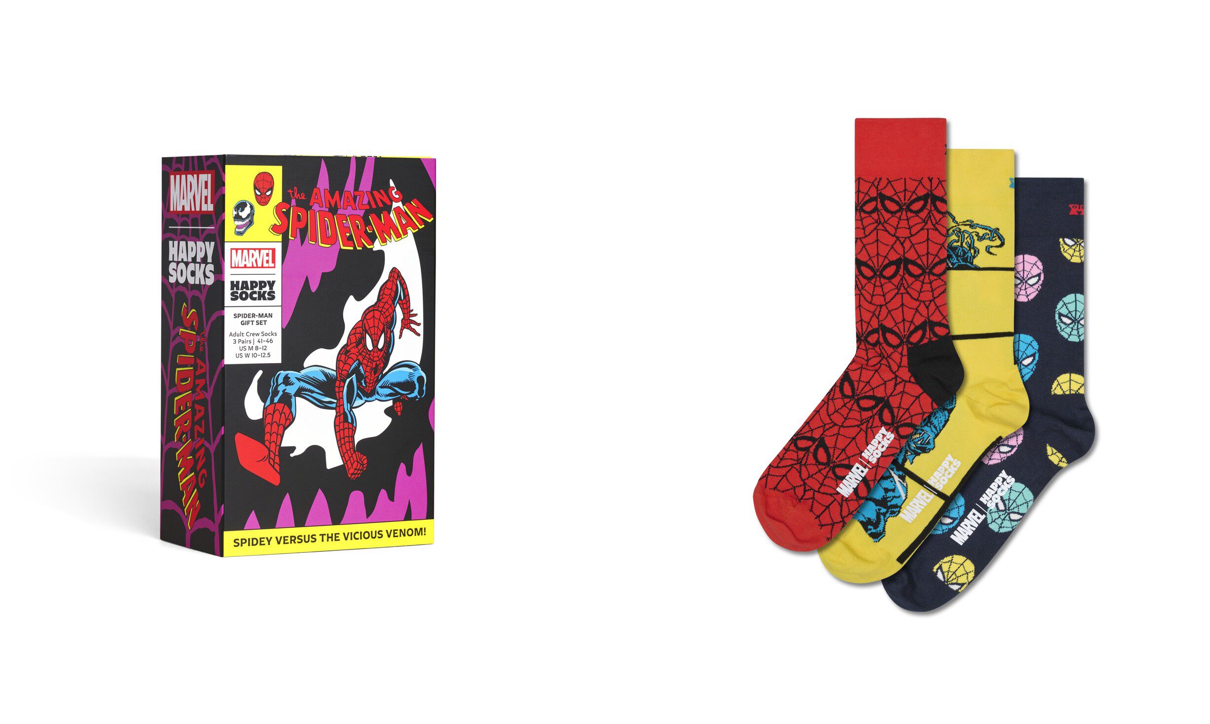 MARVEL� Spider-Man 3-Pack Socks Gift Set