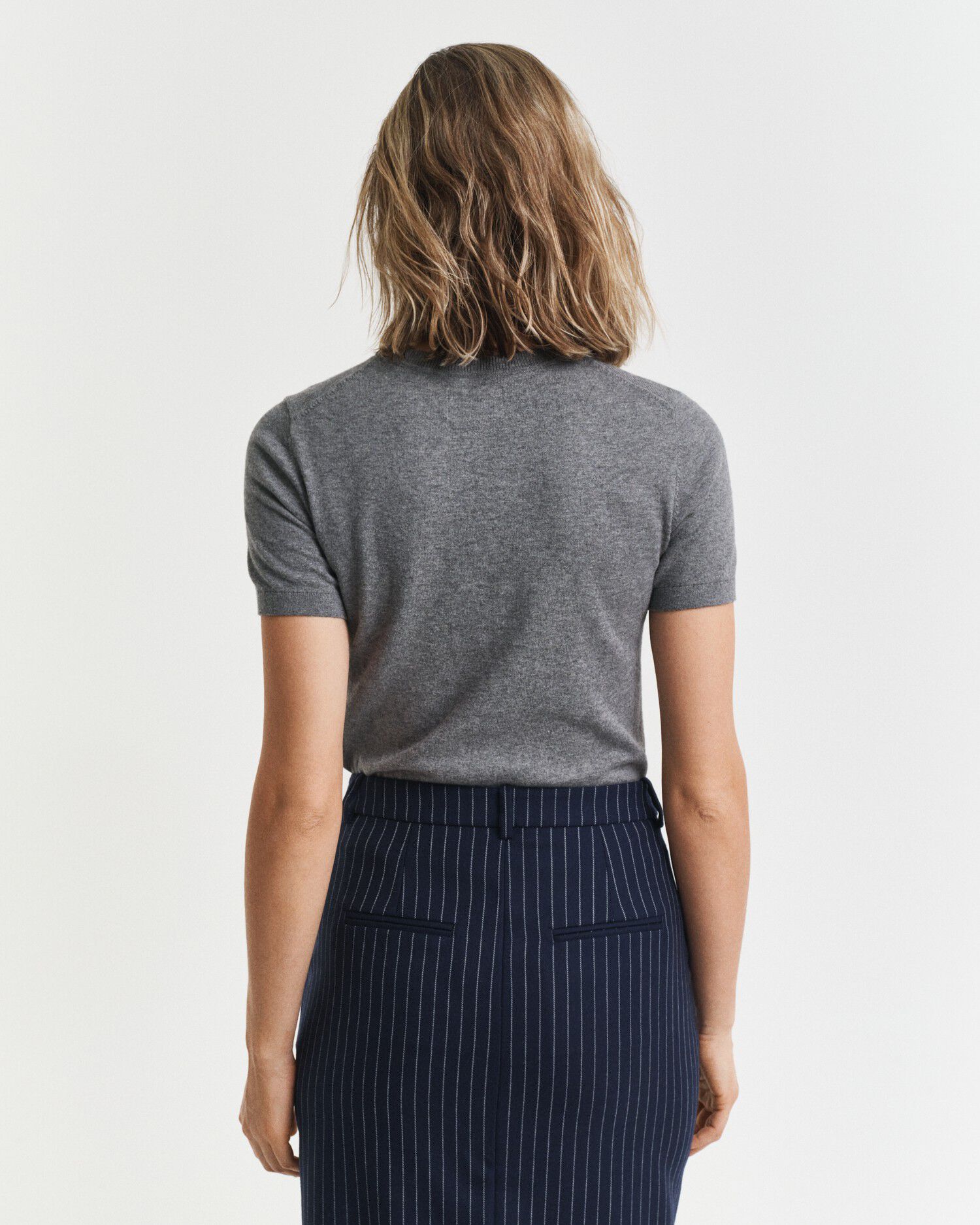 LIGHT KNIT SS C-NECK