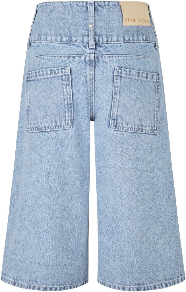 2514 Light Wash Denim, Logoed Loop Jorts