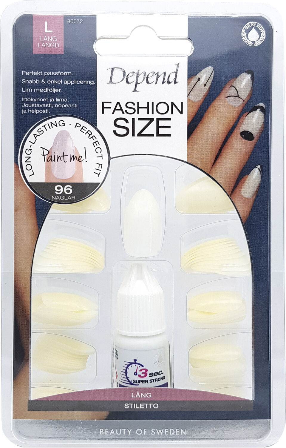 Fashion Size 96-pack Stiletto