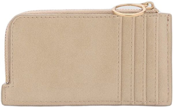 Hammered leather effect card holder