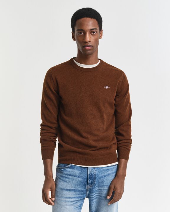 SUPERFINE LAMBSWOOL C-NECK