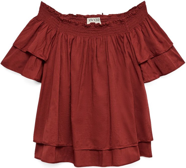 AWBELLE SS BOATNECK TOP