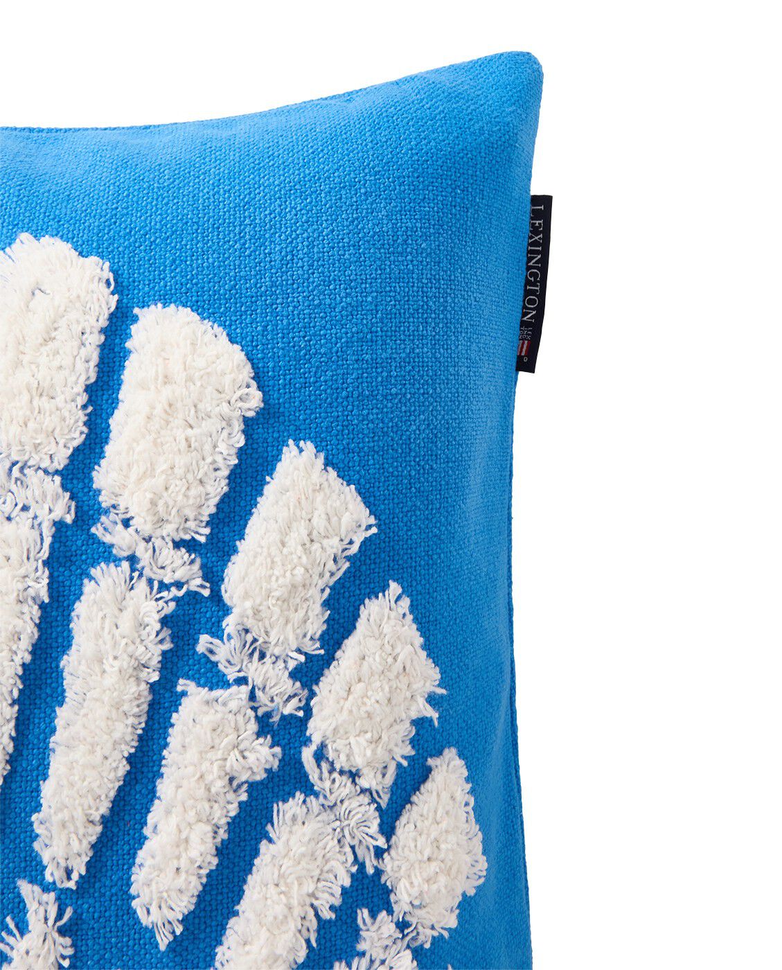 Kuddfodral med tryck i �tervunnen bomull