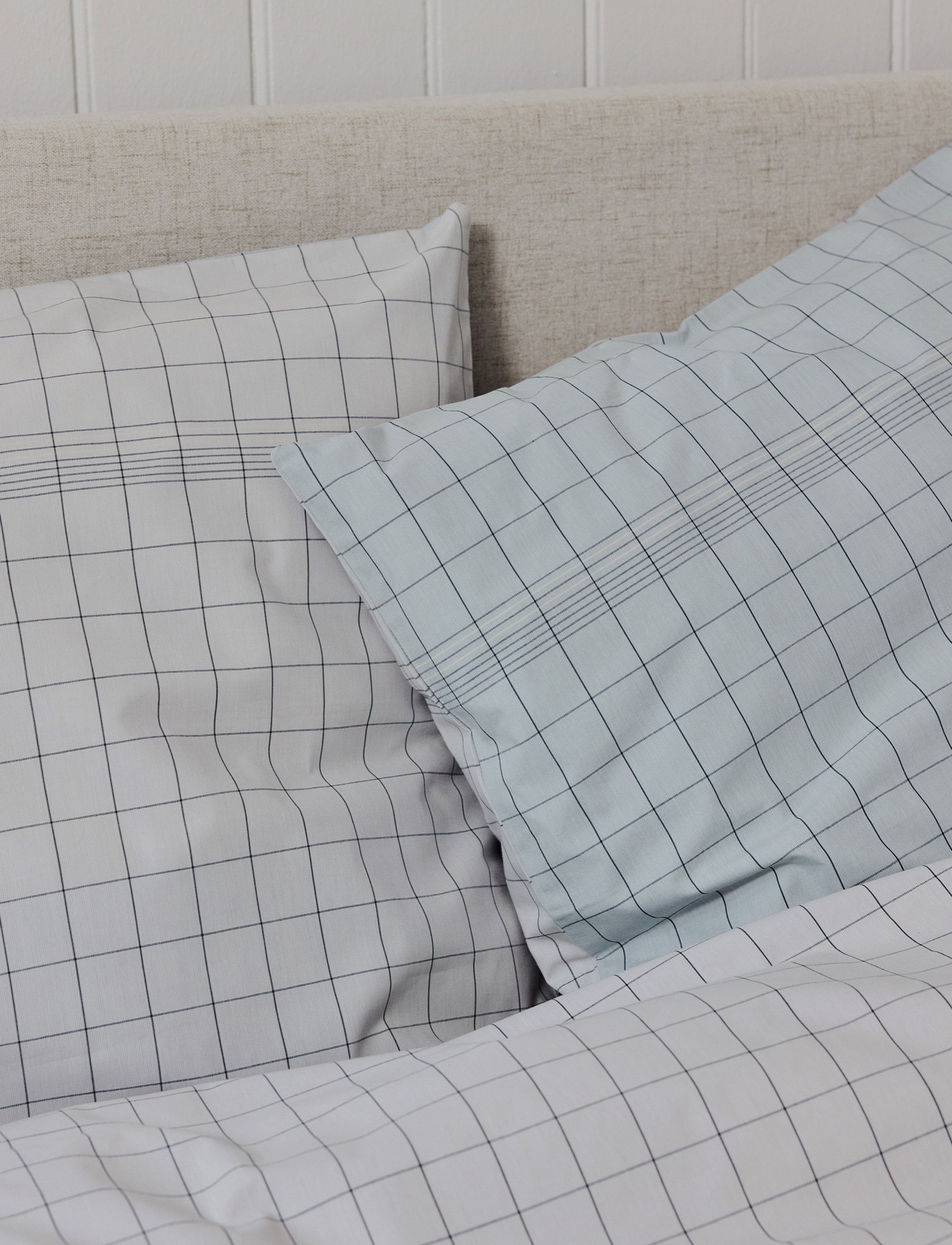 Vibeke Klint s&auml;ngkl&auml;der 140x220 cm/50x70 cm blue