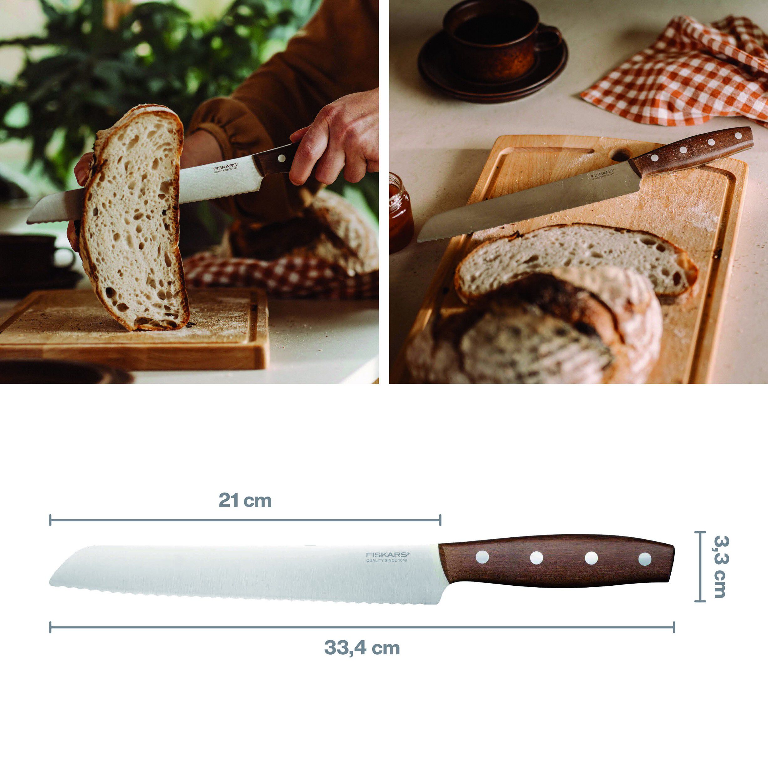 Folken Br&oslash;dkniv 21cm