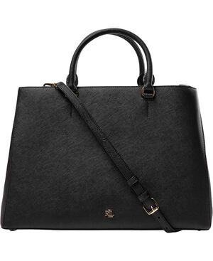 Crosshatch Leather Large Hanna Satchel