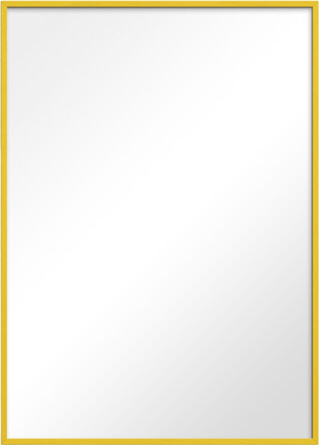 Yellow Wood Mirror